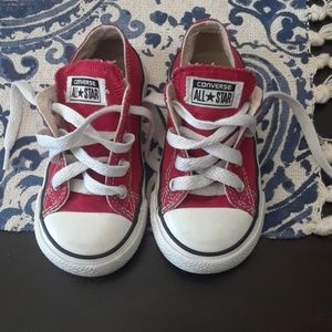 Red converse